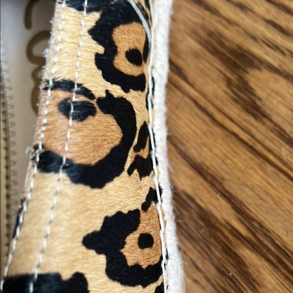 Sam Edelman Leopard Espadrille Shoes with Jute Sole - Picture 9 of 11